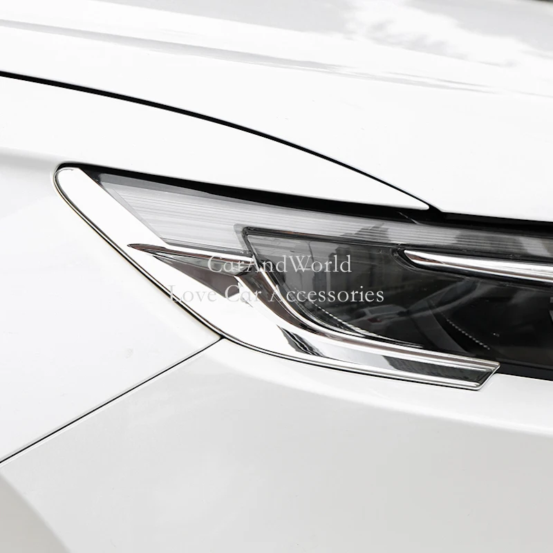 Передние фары из углеродного волокна рамка для бровей накладки на фару Honda CRV CR-V