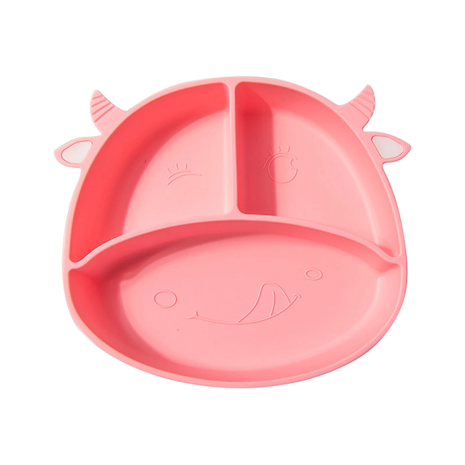 

Portable Kids Toddler Plate Storage Tray Eating Fruit Baby Silicone Kitchen Easy Clean Home Strong Suction Food Feeding Bowl