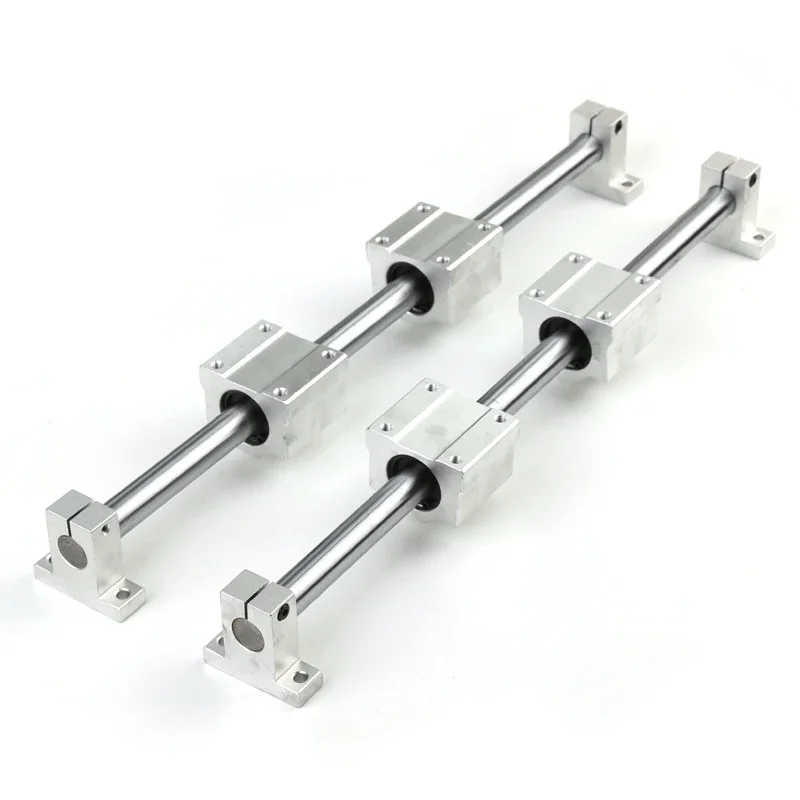 Линейные подшипники для осей D8/10/12/16 мм 100-800 + SCS8/10/12/16UU