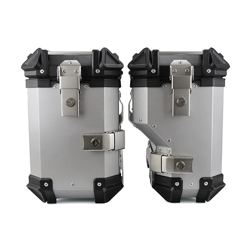 Мотоциклетные сумки алюминиевая боковая коробка для мотоцикла 38L боковые Чехлы