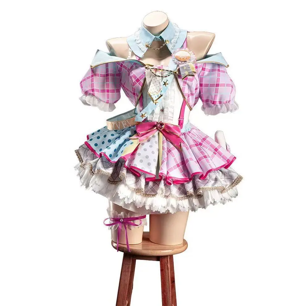 Фото UWOWO Love Live! Костюм для косплея Котори Минами - униформа в стиле айдола для мероприятий на Хэллоуин, размеры S-3XL, милый наряд айдола для фанатов, комплект №1