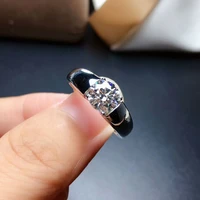 meibapj 0 512 carats moissanite gemstone fashion diamond ring d color vvs 925 sterling silver fine wedding jewelry for women