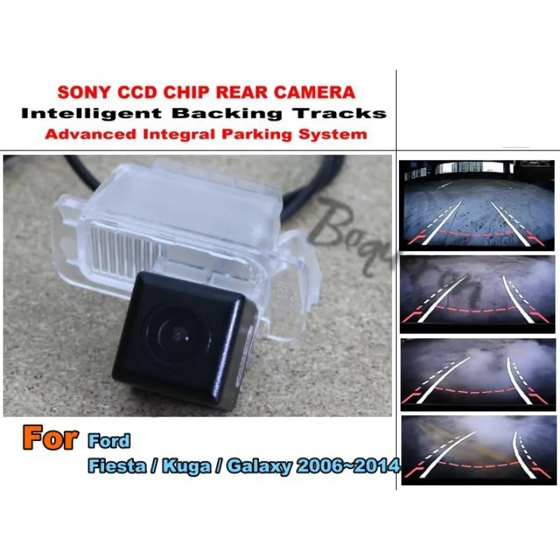 

Для Ford Fiesta / Kuga / Galaxy 2006 ~ 2014 интеллектуальная камера для парковки автомобиля/с модулем следов задняя камера CCD ночное видение