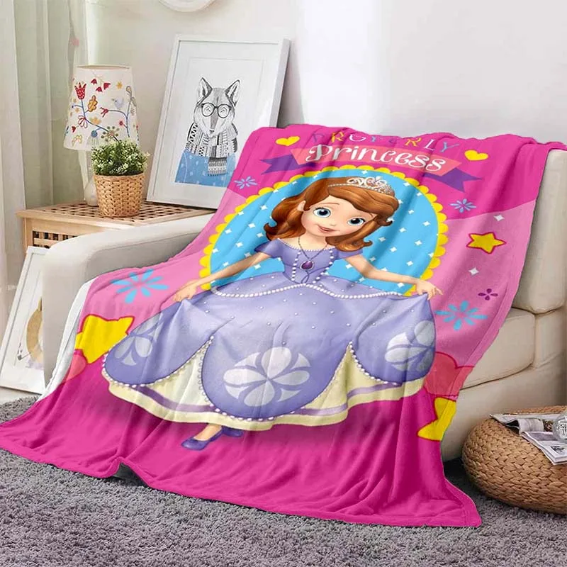 Детское мягкое и удобное шерстяное одеяло Принцесса София