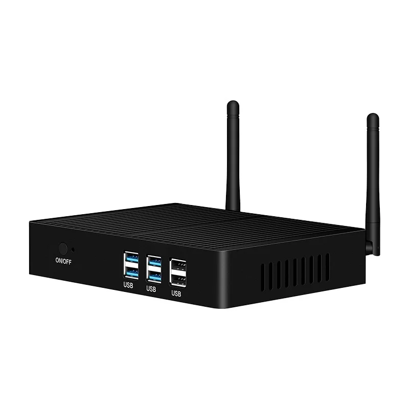 Мини-ПК XCY без кулера Intel Core i7 4500U i5 5200U i3 7100U 300M WiFi Gigabit Ethernet VGA HDMI дисплей Windows 10 Linux HTPC