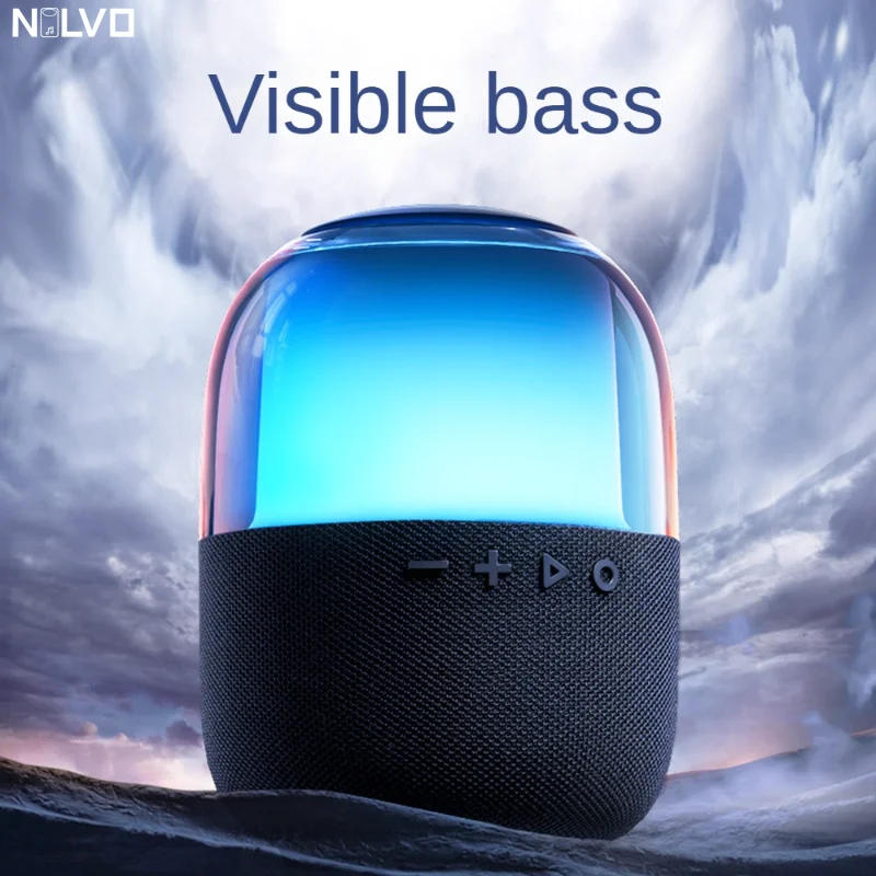 

Mini Wireless Smart Speakers Soft Night Lamp Bluetooth 5.3 Tws Subwoofer Portable Audio Sound Equipment Built-In HD Microphone
