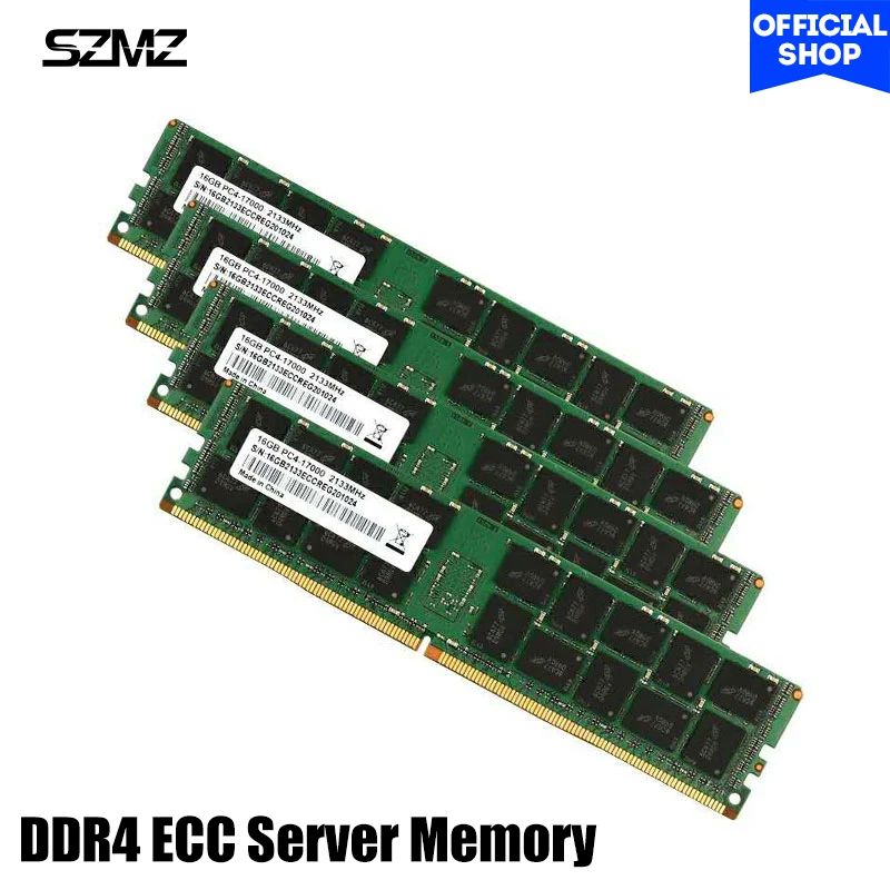 

DDR4 REG ECC Server Memory 2400MHz 2133MHz 32GB 8GB 16GB ECC REG RAM Support X99 Xeon E5 Server Motherboard Set and Workstation