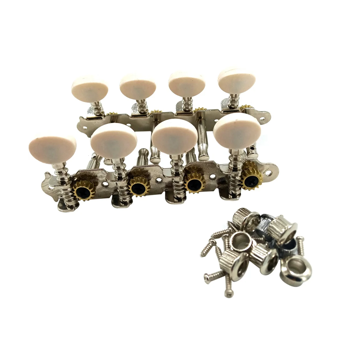 

4-Link 8-String Mandolin Single Hole Steel Column String Button 8-String Curler Instrument Tuners Machine Head