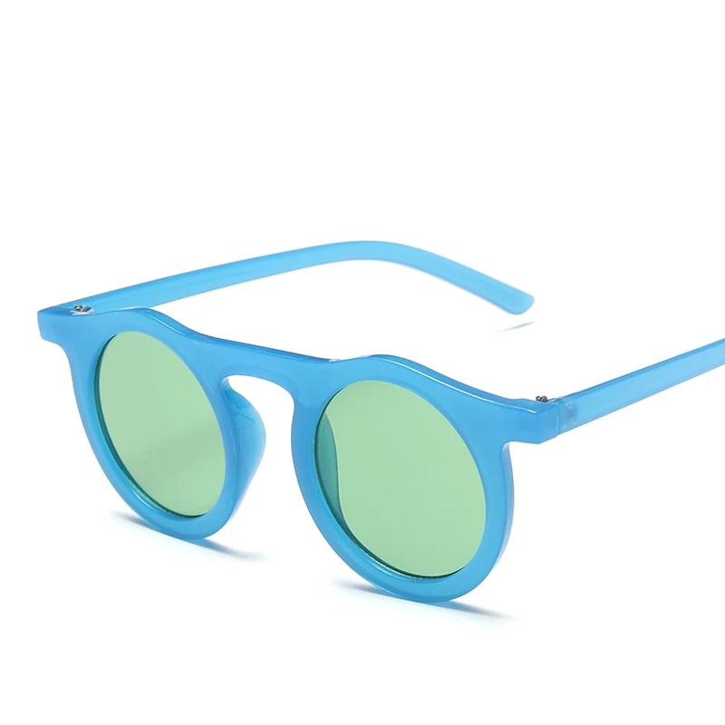 

Women's Sunglasses Luxury Brand 2022 Female Vintage Retro New Small Round Frame Green Leopard Zonnebril Dames Oculo De Sol UV400