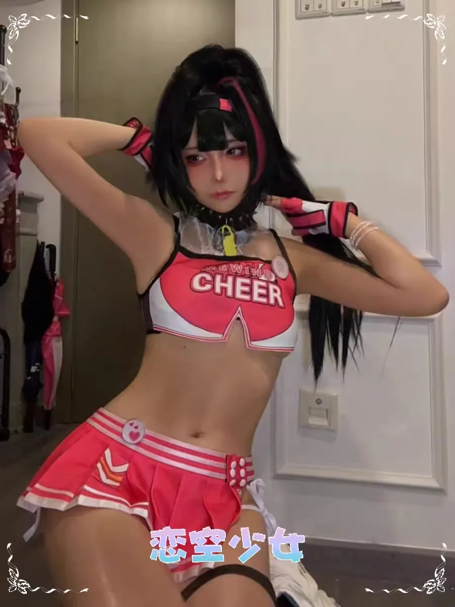 Женский костюм для косплея богиня победы короткий топ с плиссированной