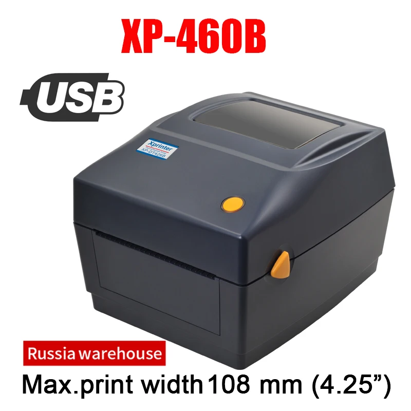 

XP-460B/420B 4 Inch Shipping Label Printer 4*6 Inch Thermal Barcode Label Printer for DHL FEDEX UPS100*150MM