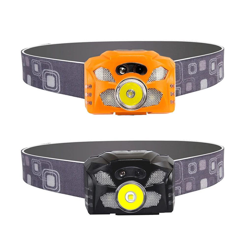 

Portable Induction USB Rechargeable 1500mAh LED Headlamp 5 Gears 800lm Outdoor Waterproof Head Torch Flashlight for Running