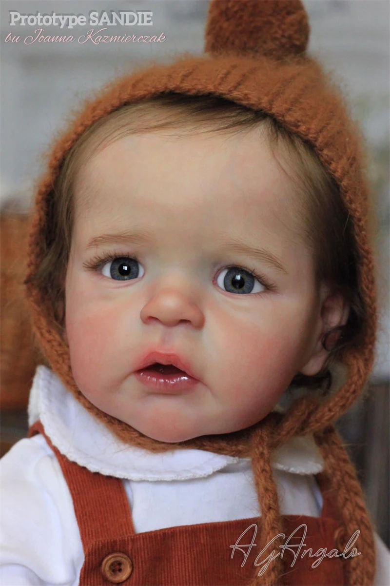 Реалистичная кукла реборн 25 дюймов RBG незавершенная кукла-Малыш Sandie детали куклы