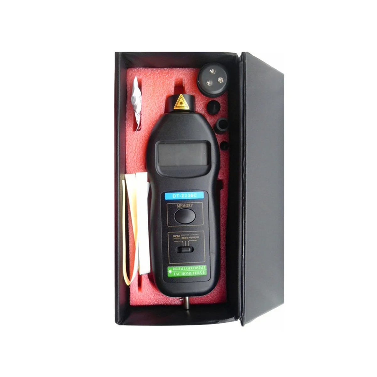 DT2236C детектор скорости лазерный тахометр DT 2236C цифровой оптический контактный