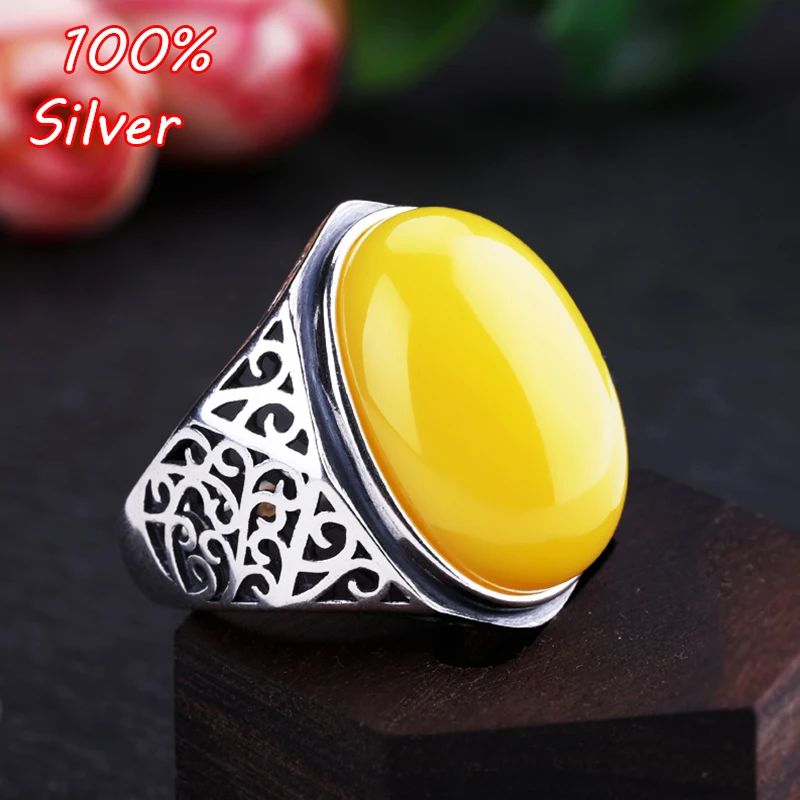 

925 Sterling Silver Color Adjustable Ring Blanks 15*20MM 14*19MM 16*21MM Oval Wax Turquoise Rings Settings Findings for Jewelry