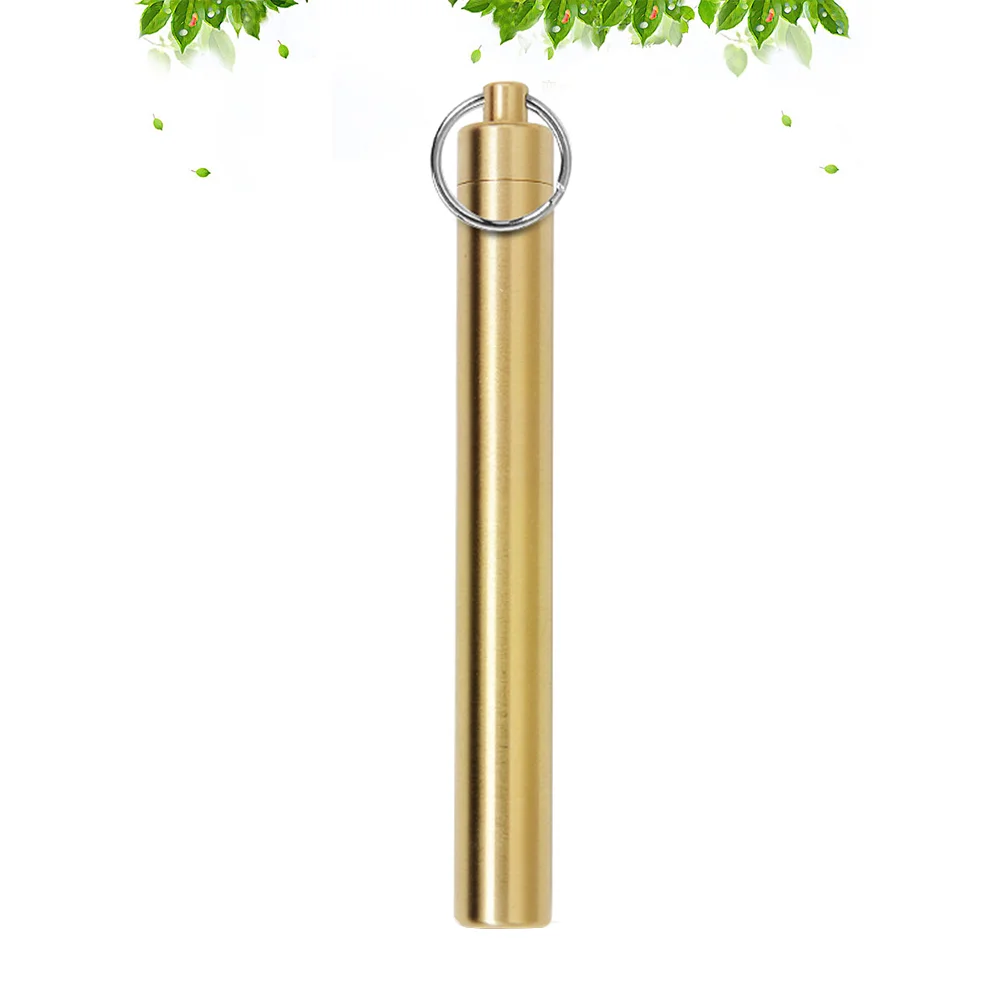 

Travel Keychain Toothpicks Holder Key Chain Outdoor Bottle Toothpick Case Outdoor Bottle Toothpick Holder Dispenser Elder