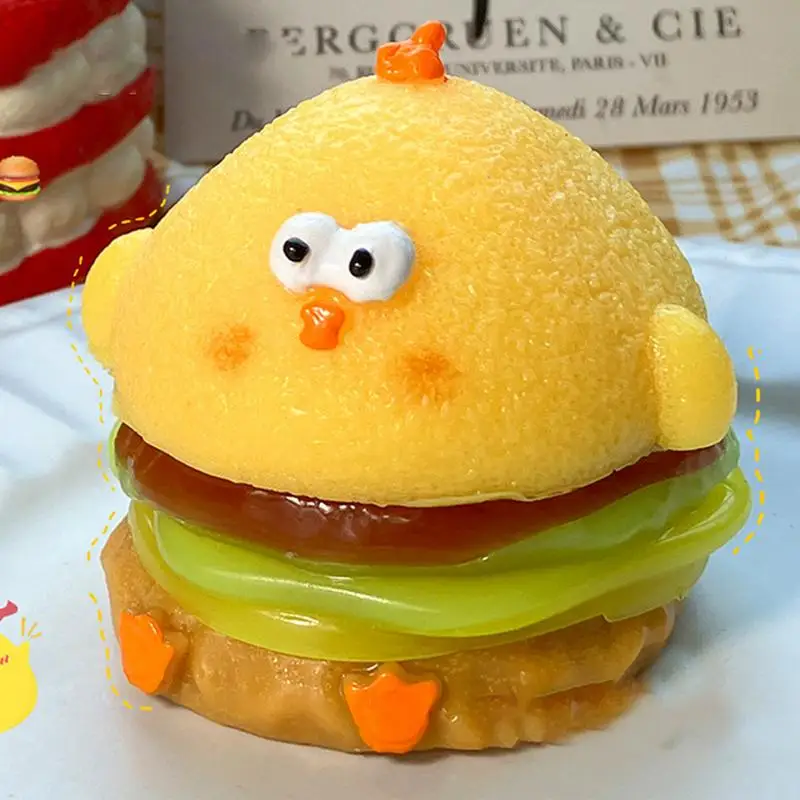 Мягкая игрушка-антистресс в гамбургере новинка мини-игрушка-сжималка