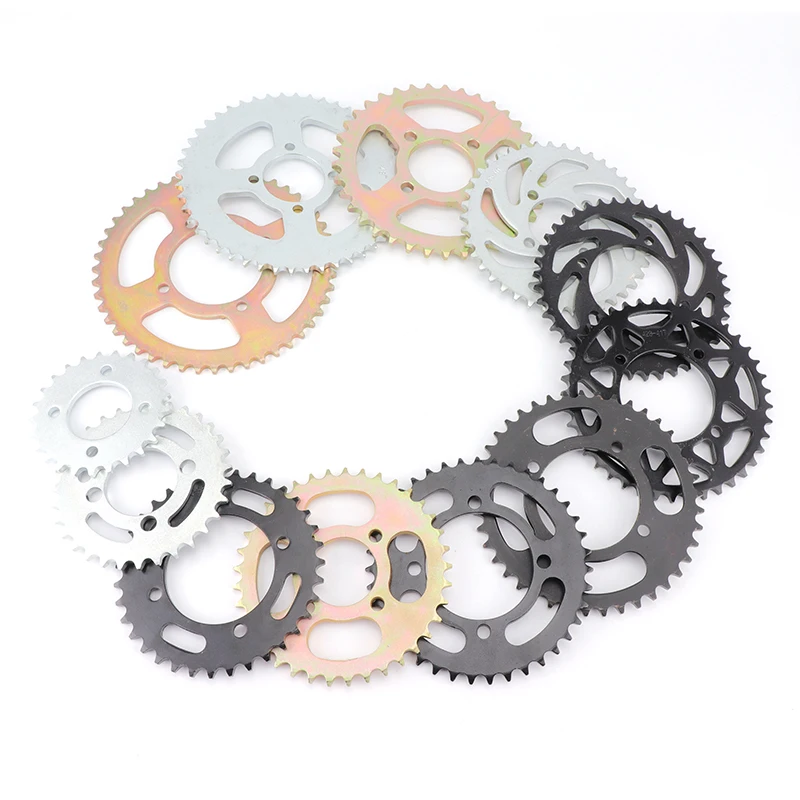 

420/428 Chains 76mm 35T 37T 39T 41T 43T 45T 48T Motorcycle rear wheel chain sprocket gear For 110cc 125cc 140cc Dirt Pit Bike