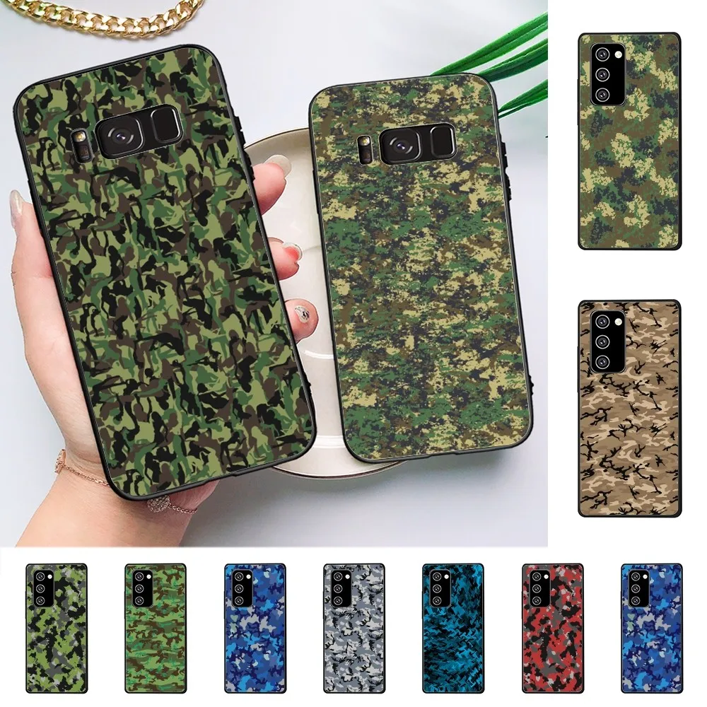 

Camouflage Military Camo Back Phone Case For Samsung Note 8 9 10 20 pro plus lite M 10 11 20 30 21 31 51 A 21 22 42 02 03