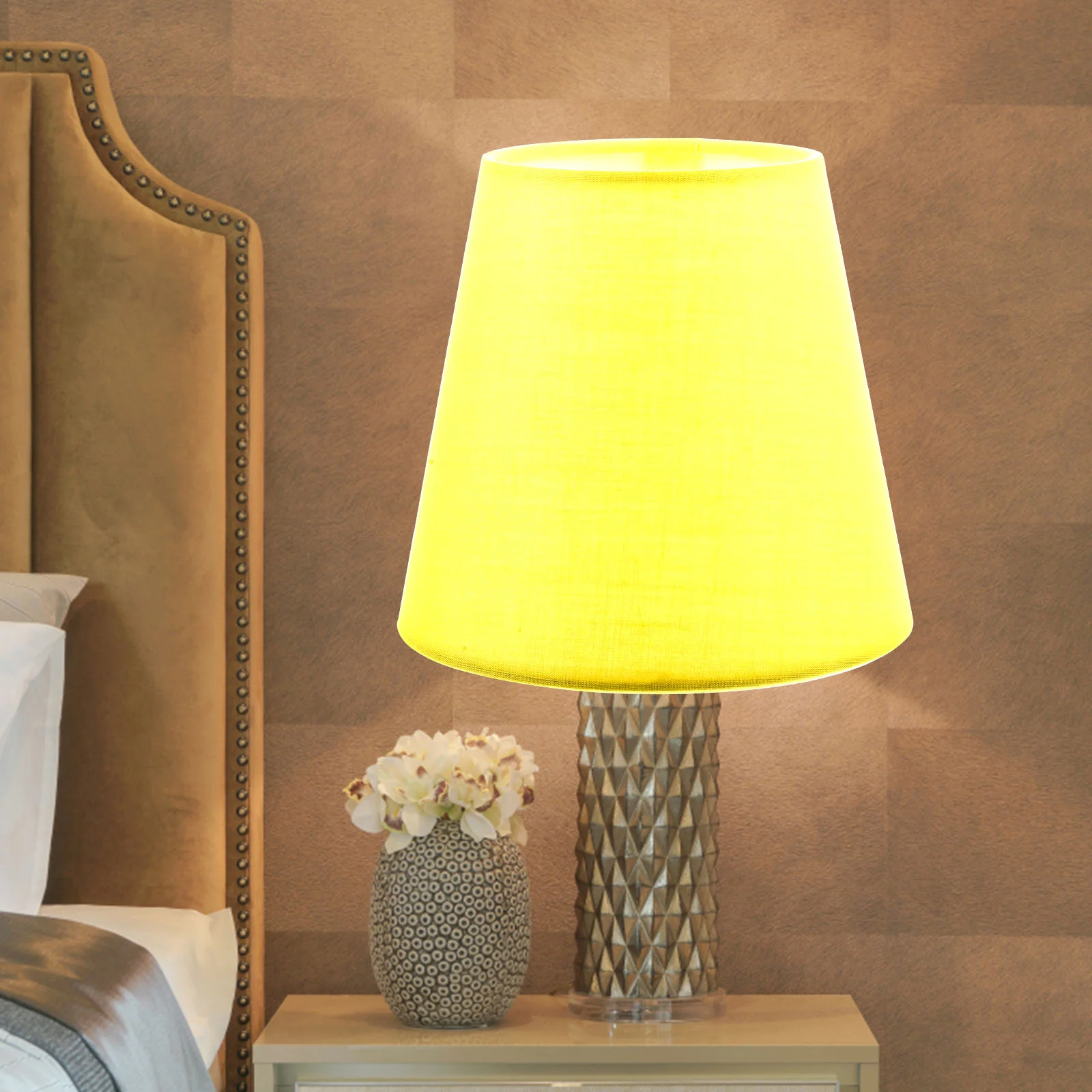 

Fabric Lampshade Indoor Wall Lights Floor Bedside Covers Cloth Shades Hotel Farmhouse Fixtures
