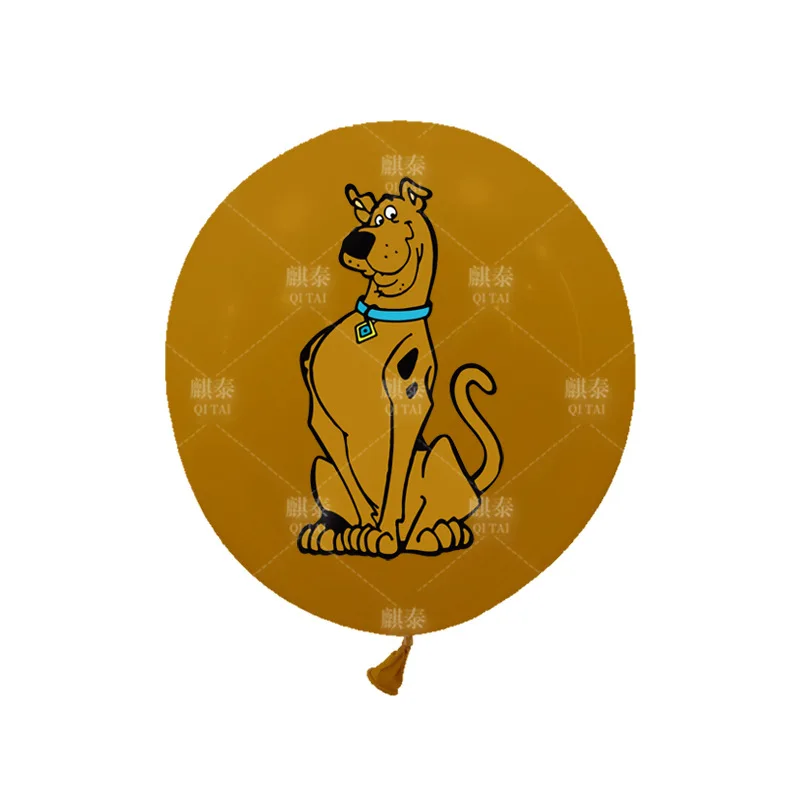 Фото Горячая новинка: Набор из 20 латексных шаров Scooby-Doo (12 дюймов) для украшения вечеринки и дня рождения №5