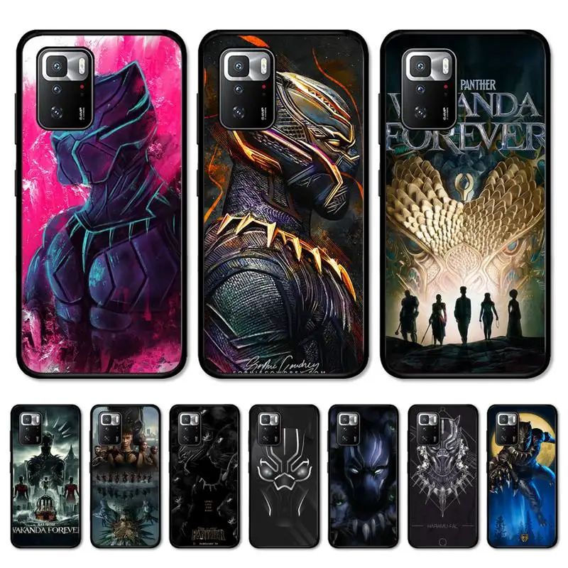

Disney Black Panther Phone Case for Redmi Note 8 7 9 4 6 pro max T X 5A 3 10 lite pro