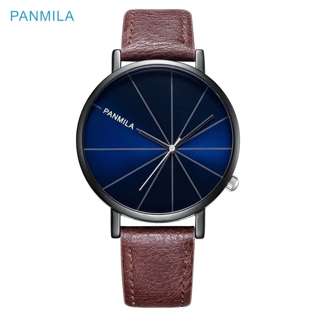 

Часы мужские/женские кварцевые с креативным циферблатом и кожаным ремешком