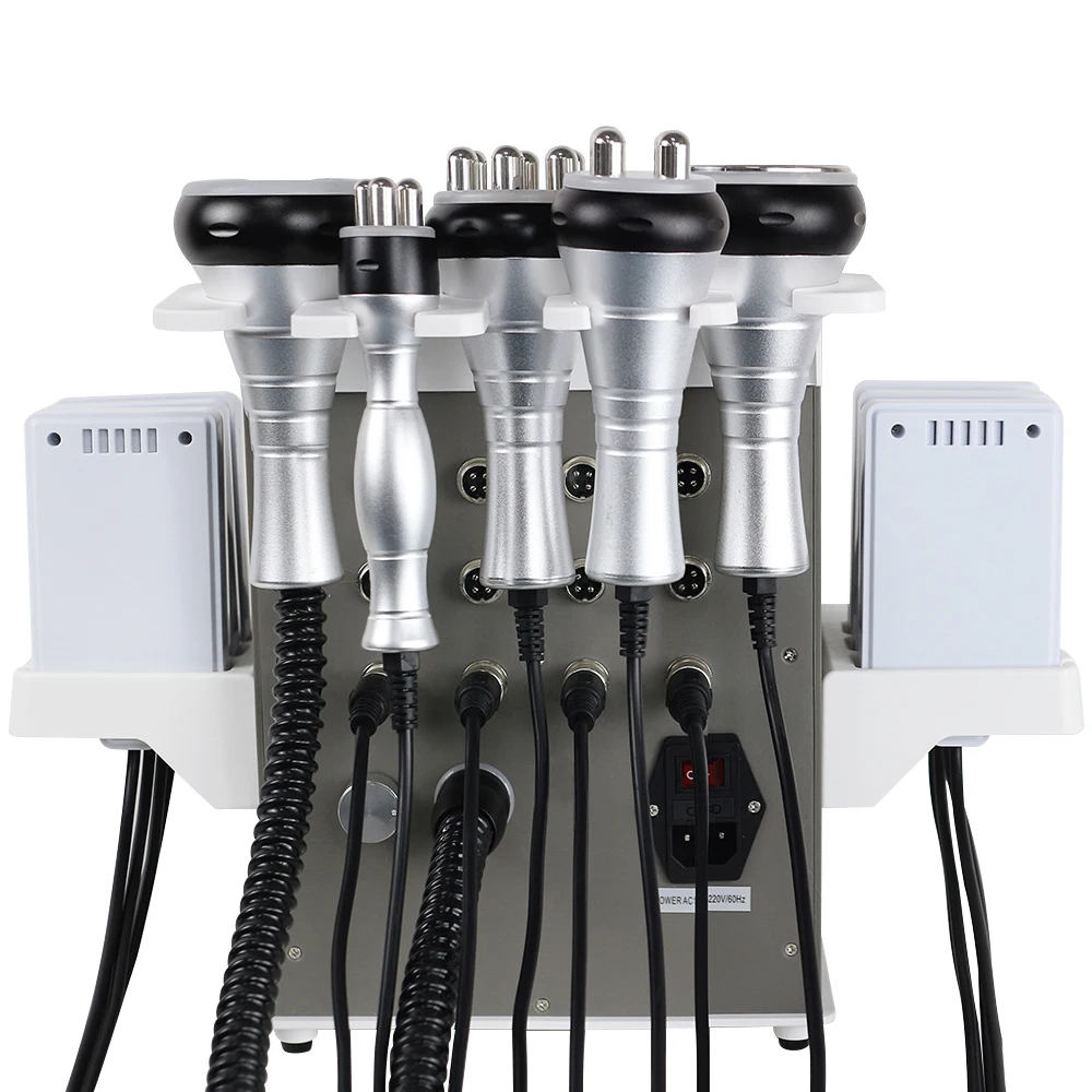 Многоязычная вакуумная фотокавитационная радиочастотная машина 6 в 1 40K для