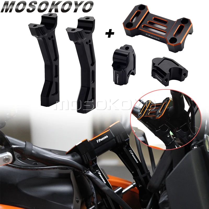 

Удлинительное крепление на руль мотоцикла, зажим-адаптер, верхняя Зажимная планка, крепление на руль, крышка для Harley Pan America 1250 S, крепление на...