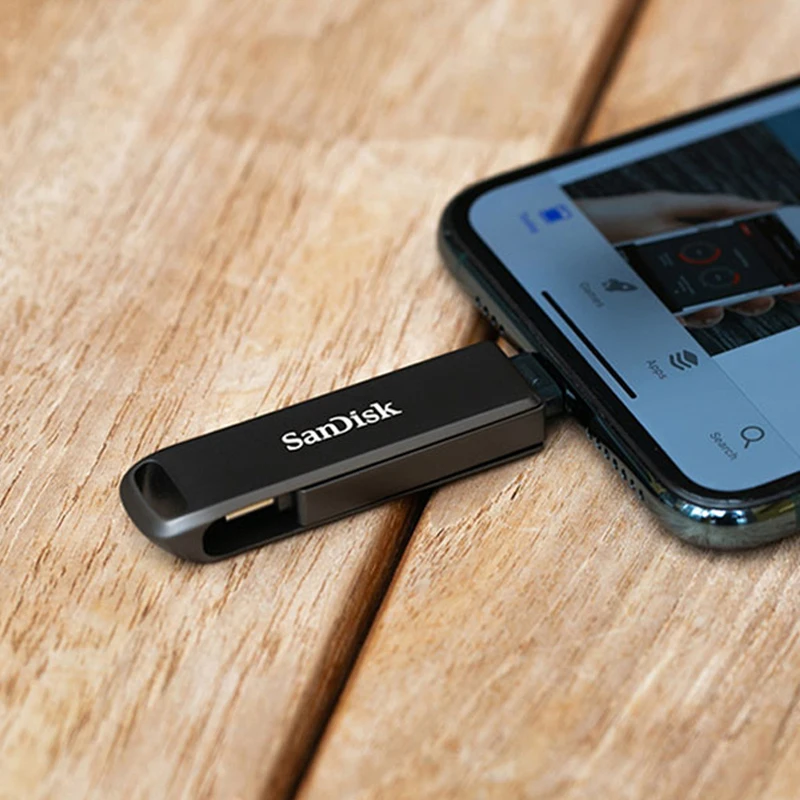 Флэш-накопитель SanDisk Lightning USB3.0 iXpand роскошный флэш-накопитель 256 ГБ 2 в 1 128 64 для iPhone/