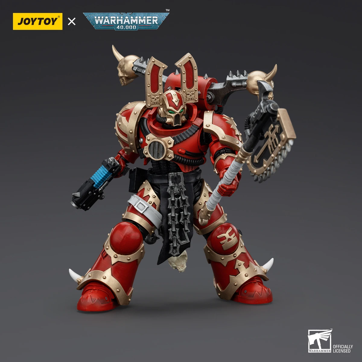 JOYTOY Warhammer 40k 1/18 Фигурка World Eaters Khorne Berzerker Суставная подвижная фигурка Коллекция
