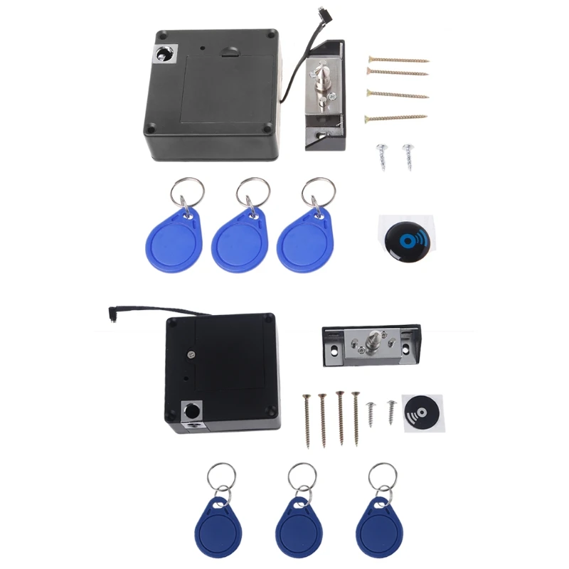 

Cabinet Invisible Electronic RFID Lock Hidden Keyless Drawer Door Locks Sensor Locker