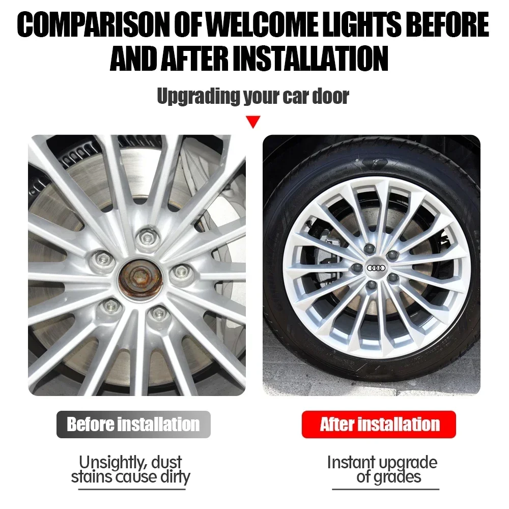 4 шт. 65 мм наклейка на ступицу колеса 3D металлическая крышку ступицы для Audi ABTA5A6 A1S3