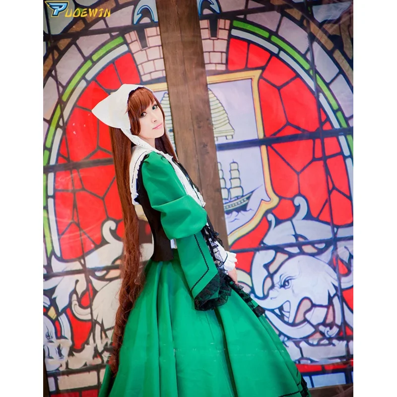 y Maiden SuiSeiSeki przebranie na karnawał zielona sukienka Halloween Jade Stern Sui seki