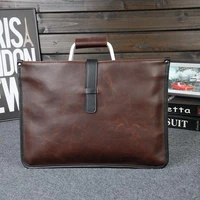 new retro simple and versatile document envelope business handbag ol commuter mens and womens one shoulder diagonal briefcase