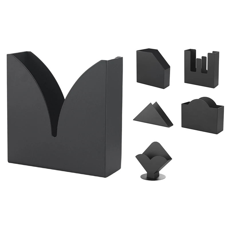 

Restaurant Napkin Holder Paper Towel Rack Stainless Steel Vertical Tissue Holder Table Paper Holder Black Frosted