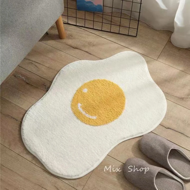 

Bubble Kiss Bath Mat Funny Cute Ultra Soft Outdoor Rugs Plush Shaggy Water Absorbent Non-Slip Egg Carpet For Decorate Home Rugs