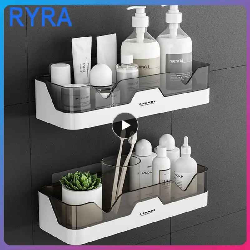 

Bathroom Shelves Bathroom Swivel Without Punching Wash Basin Mirror Cosmetics Storage Rack Bathtub Shower Rack Spice Finisher