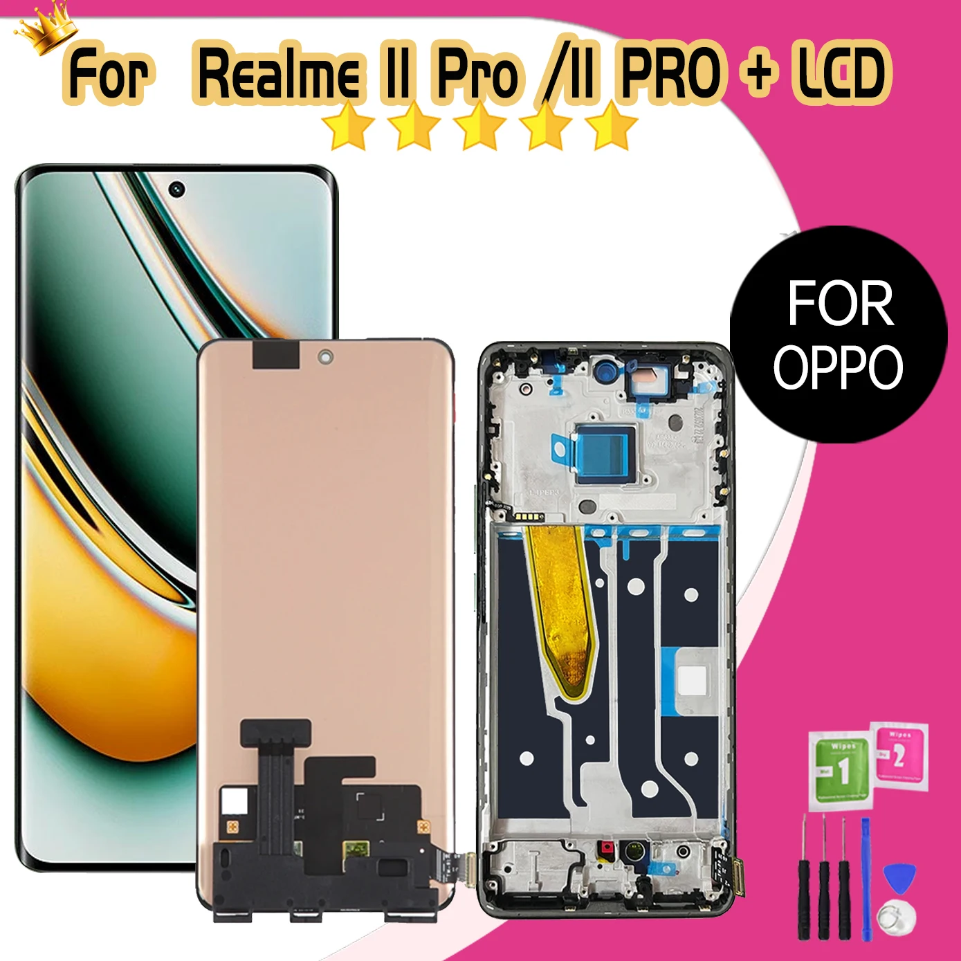 ЖК-дисплей 6 7 дюйма AMOLED для Oppo Realme 11 Pro + Plus RMX3740 сенсорный экран Realme11Pro дисплей RMX3771