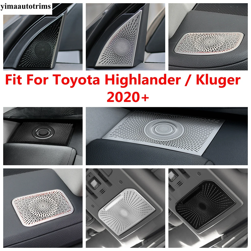 

Рамка для стойки A/приборная панель с вентиляционным отверстием переменного тока/крыша для чтения лампы аксессуары для Toyota Highlander / Kluger 2020-2022