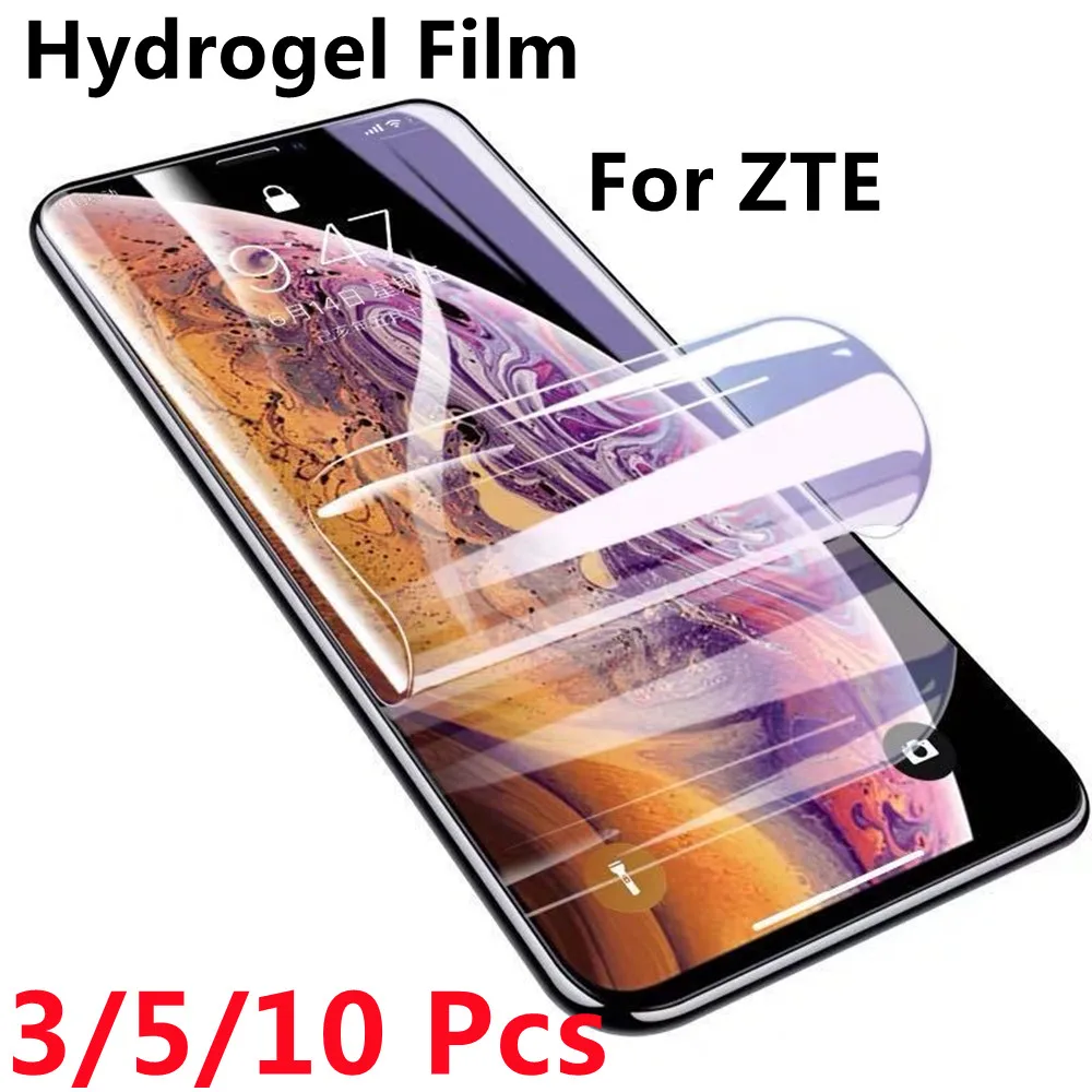 

5/10Pcs Full Cover Hydrogel Film For ZTE Nubia Red Magic 7 6 5 Pro Z30 Z40 Axon 10 20 30 40 Ultra 5G Screen Protector Not Glass