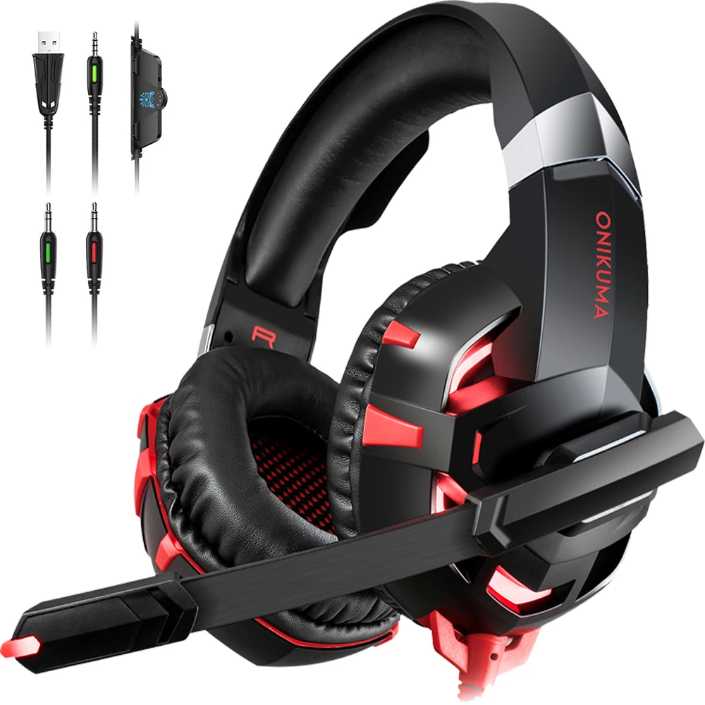 

K2 PRO Headset Headset Lighting Computer PS4 Wired Gaming Headset
