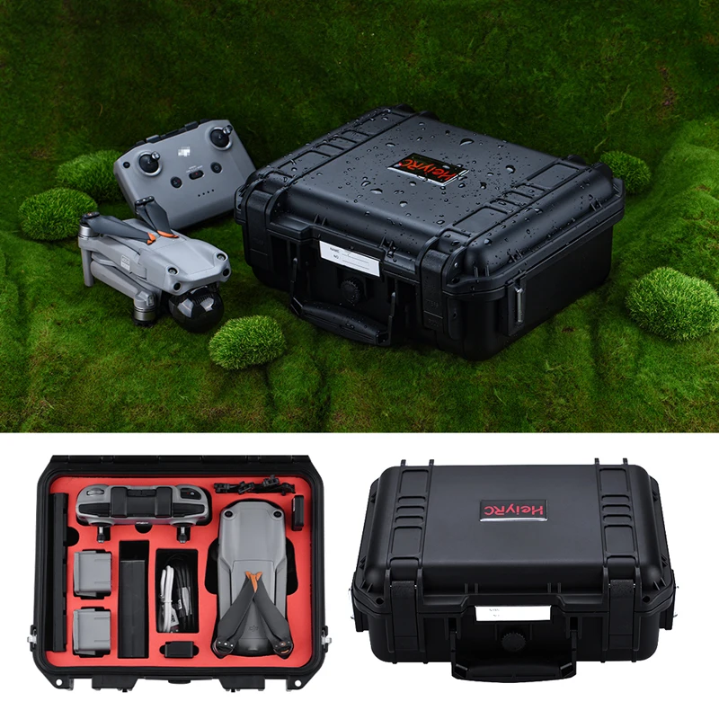 

HeiyRC Explosion-proof Carrying Case Box for DJI Mavic Air 2/Air 2S Drone Wateproof Storage Protector Hardshell Bag Suitcase
