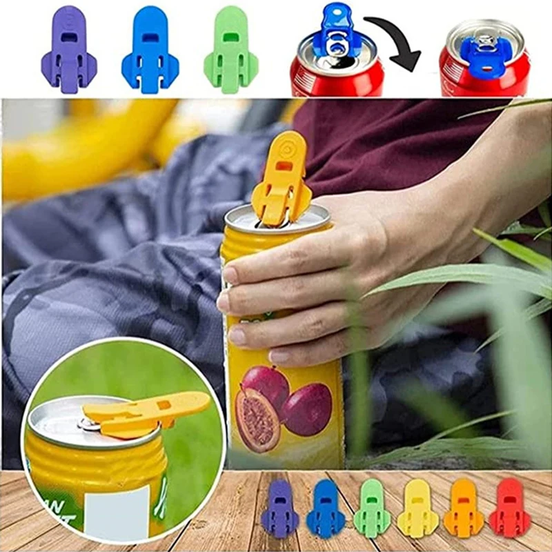 

1PC Portable Handheld Drink Beer Cola Beverage Drink Opener Kitchen Camping Simple Can Opener Sealable