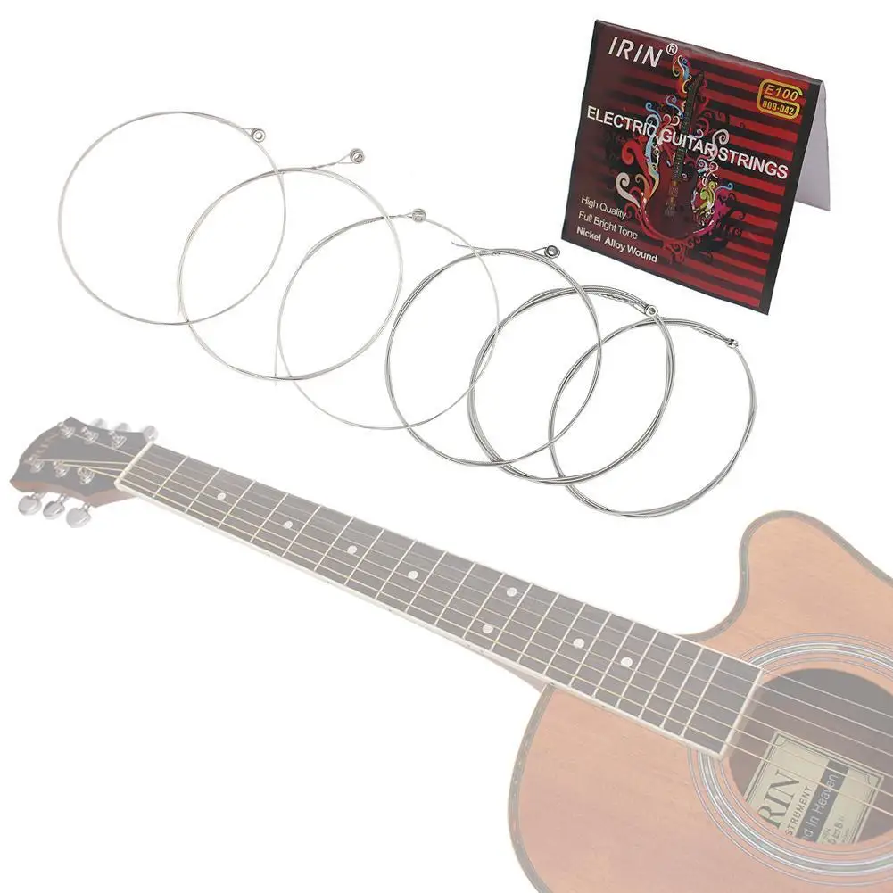 

IRIN Electric Guitar Strings Play Real Heavy Metal Rock E100 E101 E102 E103 E104 E105 Nickel Wound String Guitar Parts Accessory