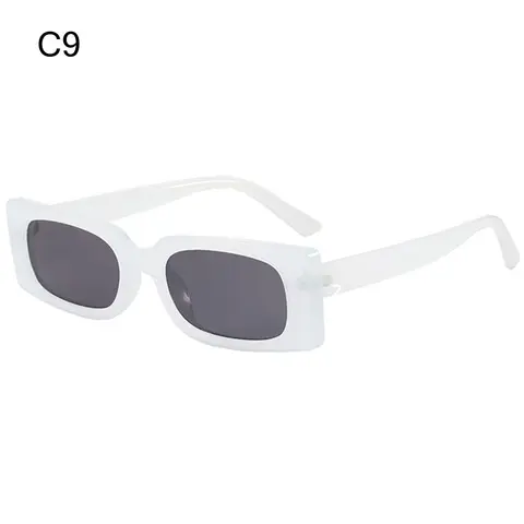 Солнцезащитные очки для мужчин и женщин, прямоугольной формы, винтажные, в стиле ретро, панк, модные, с защитой от ультрафиолета, UV400, летние