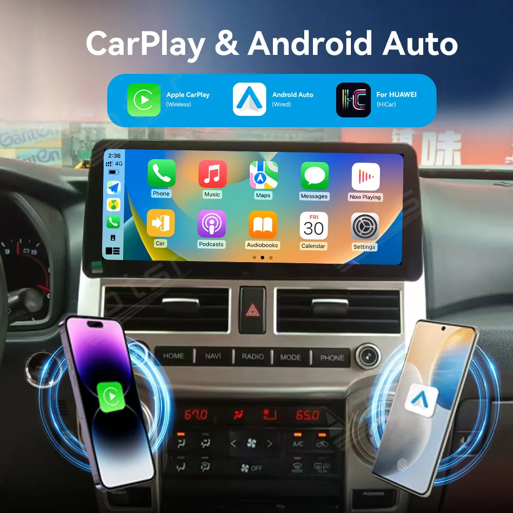 Автомобильный радиоприемник CarPlay для Toyota 4Runner 2009-2015 автомобильный видеоплеер