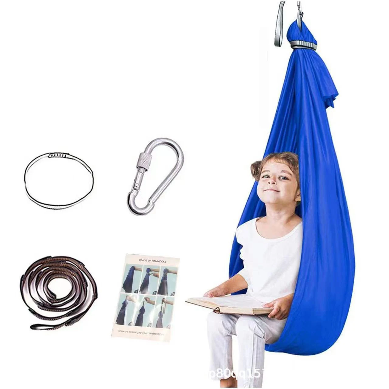 Elastic hammock for Autism Elastic Parcel Sensory Child Therapy Steady Seat Swing Kids Swing Hammock Chairtoy Indoor outdoor toy