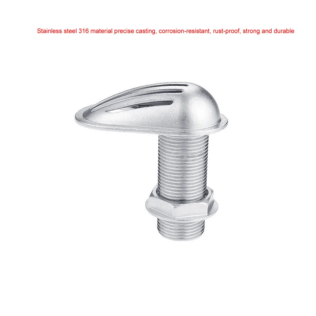 

Stainless Steel 316 Boat Intake Strainer Thread Thru-Hull Pump Hose Fitting Water Outlet Hose Pipe Marine Hardware Accessories