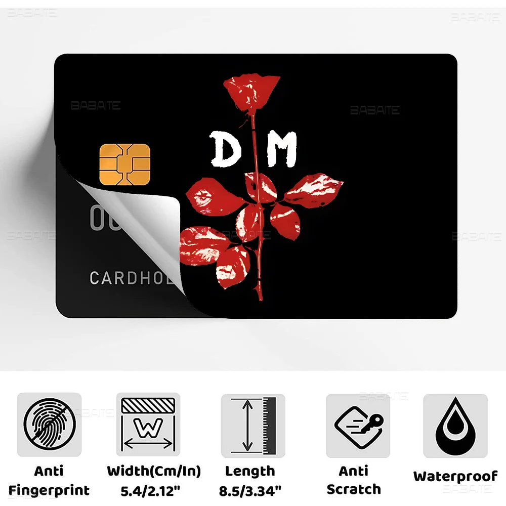 

Электронный рок Depeche Cool Mode аниме наклейка для кредитной карты